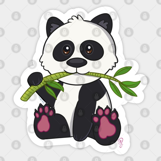 Cute panda Sticker by Griffywings